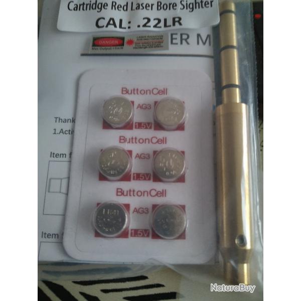 Balle lazer de rglage 22lr