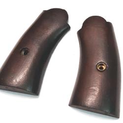 Plaquettes originales pour revolver G&eacute;rard ou Kaufmann br&eacute;silien, calibre .380 (9 mm), mod&egrave;le 1887