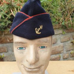 Calot Troupes de Marine avec ancre dorée (132.M)