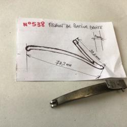 VENDU PAR LE-CUIRASSIER N° 538 RESSORT DROIT DE PLATINE FUSIL CHASSE ANCIEN