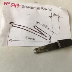 VENDU PAR LE-CUIRASSIER N° 547 RESSORT DE PLATINE FUSIL CHASSE ANCIEN