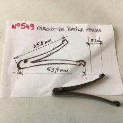 VENDU PAR LE-CUIRASSIER N° 549 RESSORT GAUCHE DE PLATINE FUSIL CHASSE ANCIEN