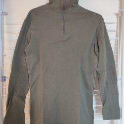 Sous-Pull Militaire Vintage Col Cheminée - Moutier 1976 - Taille 88PM - Vert Armée