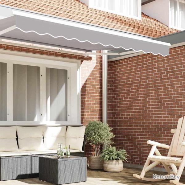 Auvent gris clair pour cadre de 3 m 2.8x0.2 m