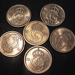 Suede, pi&eacute;ces de 10 ore ann&eacute;es 1980 ttb