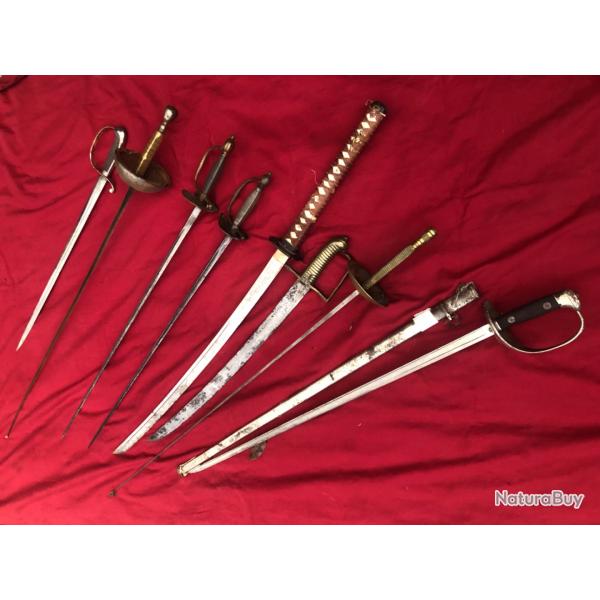 GROS LOT D'ARMES BLANCHES POUR L'EXPORT OU AUTRES