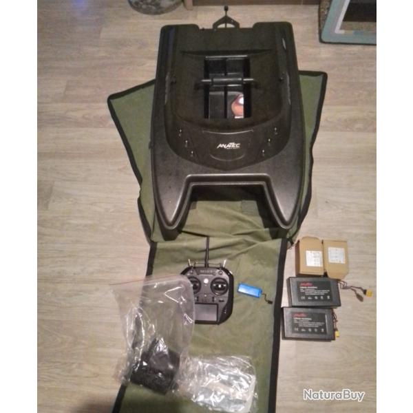 BATEAU AMORCEUR PECHE CARPE ANATEC CATAMARAN DL BRUSHLESS R