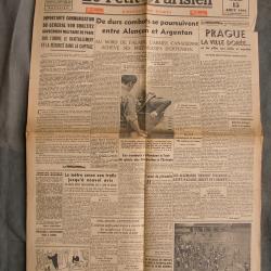 WW2 FRANCE JOURNAL FRANCAIS " LE PETIT PARISIEN 15 AOUT 1944 " AVEC ANNOTATION &Eacute;POQUE LIB&Eacute;RATION be
