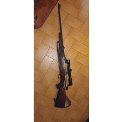 Carabine Weatherby Mark V avec lunette hensoldt Wetzlar 4x32