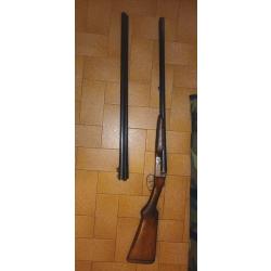 Fusil Jullien Manufacture française calibre 12 avec 2 canons