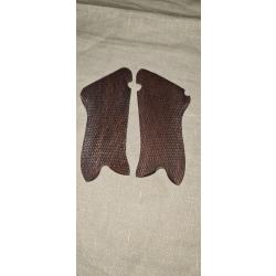 Paire de  plaquettes pour colt   marron  (1)
