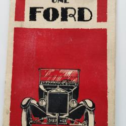 introuvable manuel entretien ford 1924