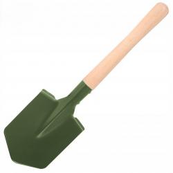 Mini pelle Jardin & Camping - Manche Bois robuste - Avec housse - Outdoor essentiel