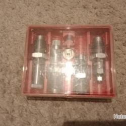 Jeux complets 4 outils Lee 7mm08 , 7mm08 + Shell holder