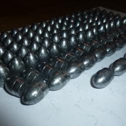 100 ogives cal 44 Poudre Noire Elam O. Potter