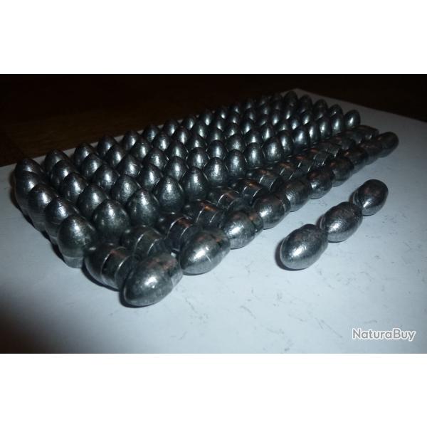 100 ogives cal 44 Poudre Noire Elam O. Potter