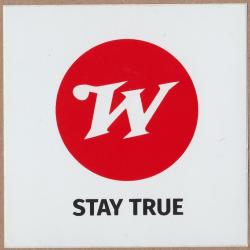Autocollant : Winchester sticker carré ( STAY TRUE)