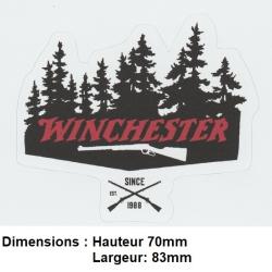 Autocollant : Winchester " Since Est 1988 "