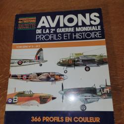 CONNAISSANCES DE L HISTOIRE HACHETTE  AVIONS DE LA 2 &eacute;me GUERRE HORS SERIE 5