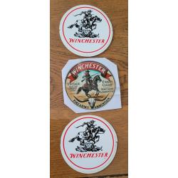 Lot d'autocollants Winchester,  armes , tir ,ball-trap , chasse , lot 2