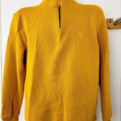 Pull Lovergreen Zippé Couleur Moutarde