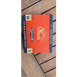 10 cartouches collection Gallia Gevelot calibre 16 plomb 7