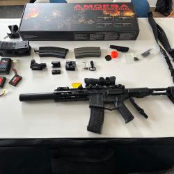 Réplique Airsoft Amoeba + accessoires