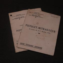 Manuel pour PM MAT 49 militaria REF @