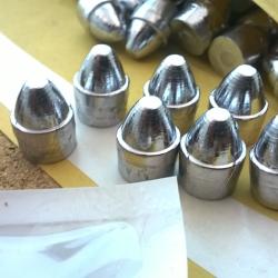 200 Ogives Calibre 45 avec retreint  - .450/.451  révolver poudre noire