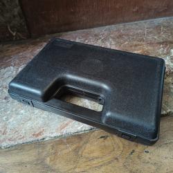 Mallette de Rangement / Transport Plastique Mousse Negrini pour Arme de Poing Pistolet Revolver 24cm