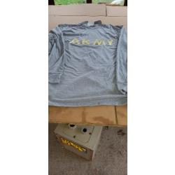 lot de 2 t-shirts manches longues us army -taille l