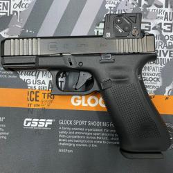 Occasion ! Glock 45 COA Cal.9x19 avec point rouge Aimpoint COA et détente précision 2KG
