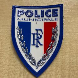 Ecusson Police Municipale plastifié