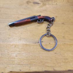 Porte cl&eacute; fusil canon sci&eacute;