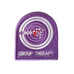 Patch Group Therapy - Violet - velcro - Livraison gratuite