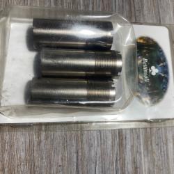 Chokes calibre 12 pour fusil Bettinsoli, 3 chokes : cylindrique, 1/4, et 3/4
