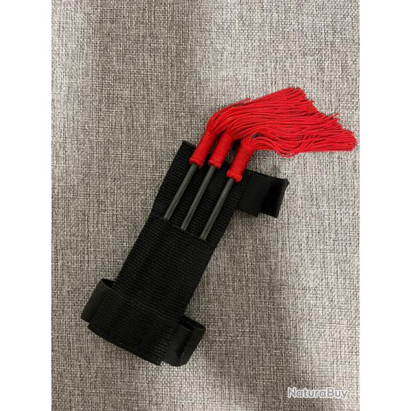 Lot de 3 flchettes  lancer avec tui - 15,5 cm