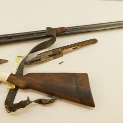 pièces détaché  fusil juxtaposé pour pieces  pour enchère 1 sans pris de réserve