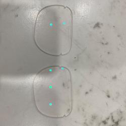 Verre lunette delaro transparent