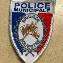 Police Municipale /Brigade équestre/patch ecusson TISSU