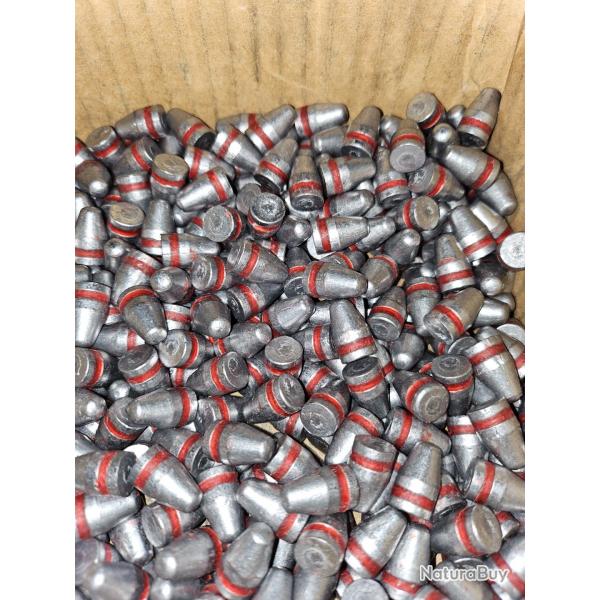 1000 Balles MPF Ogive plomb 9 mm CN 125 Gr  355" en promotion et port gratuit jusqu' Noel