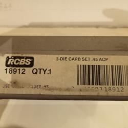 jeu d'outils RCBS .45 ACP