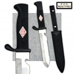 RARE DAGUE / POIGNARD SCOUT ALLEMAND TYPE H.J. DENTS DE SCIE POSTWW2 ORIGINAL