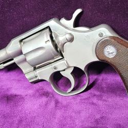 Colt Official Police "Detroit POLICE" !! 1963, Calibre 38 Special, 5 pouces, USA, Catégorie B