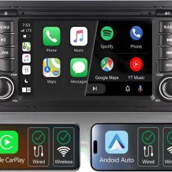 Autoradio Audi A4 B6/B7 2004-2008,avec Système Linux & Écran IPS 7",CarPlay sans Fil et Android Auto