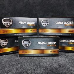 OFFRE BLACK FRIDAY - Cartouches MFS cal. 9x19 FMJ 124gr - lot de 250