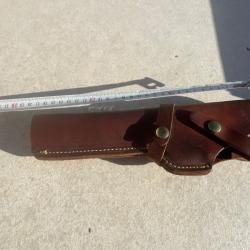 Étui cuir pour revolver poudre noir