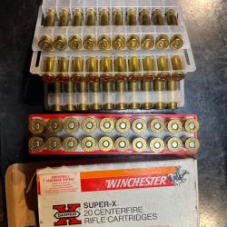 Lot de 50 Cartouches Calibre 30-30 Winchester