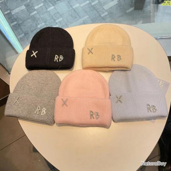 Bonnet Tricote Angora RB Fashion Haute Couture, Modele: Au Choix