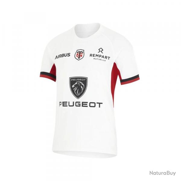 Stade Toulousain Maillot T-Shirt Rugby, Modele: Blanc, Taille: Au Choix